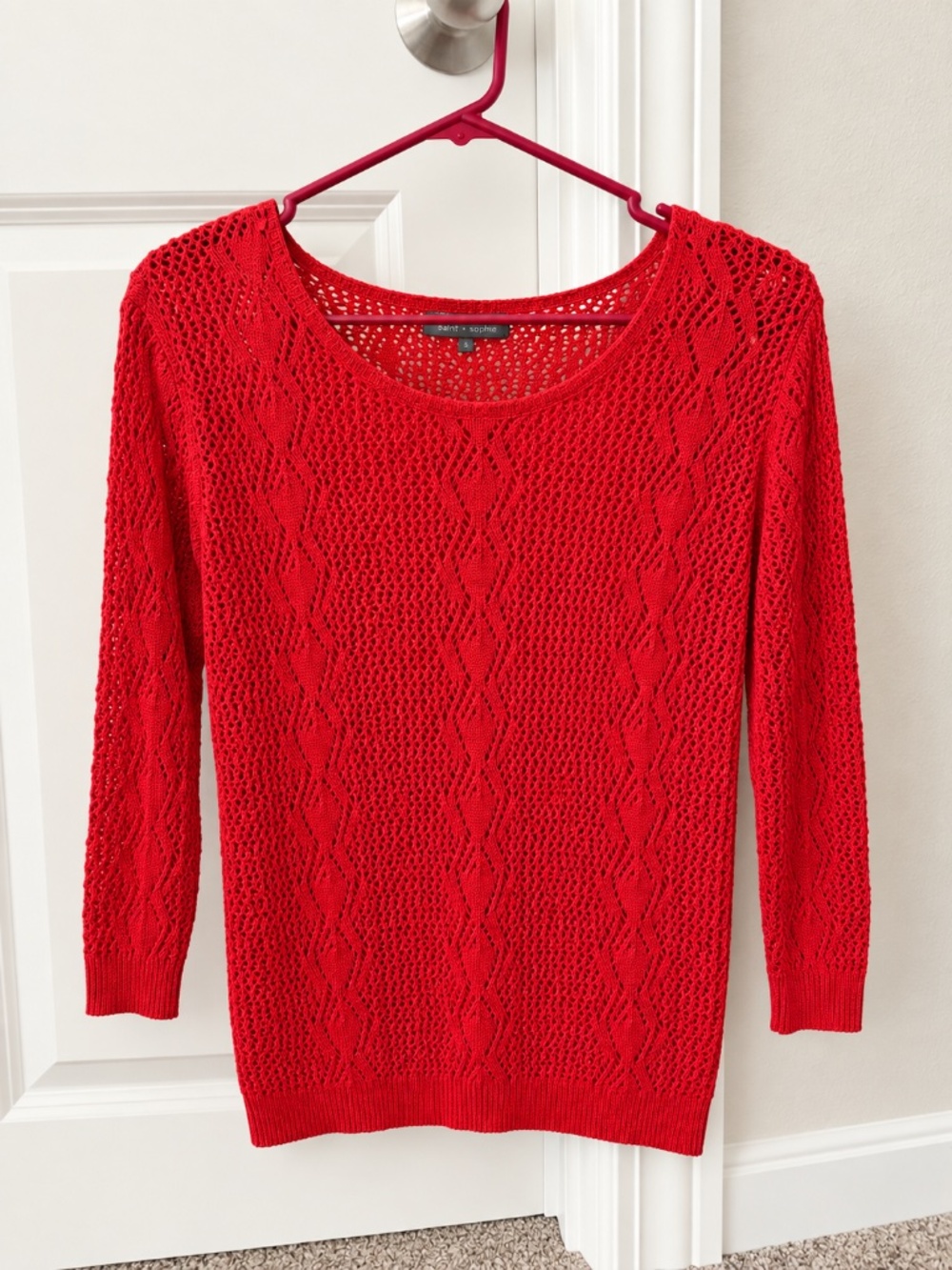 Red Knit Sweater